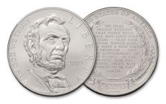 2009 1 Dollar Abraham Lincoln Commemorative BU
