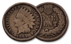 1863 1 Cent Indian Head G-Fine