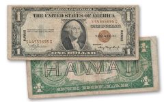1935-A 1 Dollar Silver Certificate Hawaii Fine