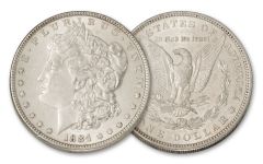 1884-P Morgan Silver Dollar BU