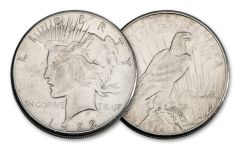 1922-S Peace Silver Dollar XF