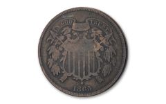 1865 Two-Cent Piece G–VG