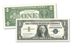 $1 1957 SILVER CERTIFICATE AU-CU