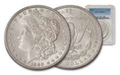 1890-P Morgan Silver Dollar NGC/PCGS MS63 