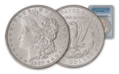 1887-P Morgan Silver Dollar NGC/PCGS MS65
