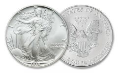 1992 1 Dollar 1-oz Silver Eagle BU