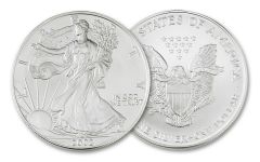 2002 1 Dollar 1-oz Silver Eagle BU