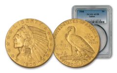 1908-P $5 INDIAN NGC/PCGS AU55         