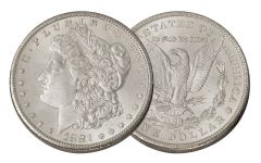 1881-CC Morgan Silver Dollar BU