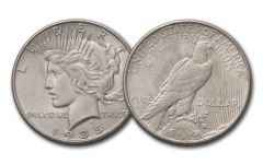 1935-P $1 PEACE DOLLAR BU        