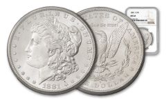 1881-S Morgan Silver Dollar NGC/PCGS MS64