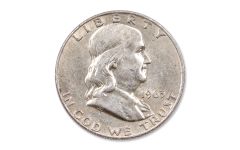 1963 Franklin Half Dollar AU
