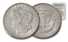 1921-D Morgan Silver Dollar PCGS/NGC MS64