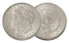 1891-P Morgan Silver Dollar BU