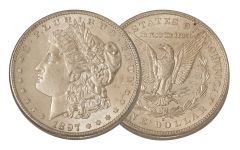 1897-S Morgan Silver Dollar AU