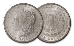 1878-P 1 Dollar Morgan 8 Tail Feather BU