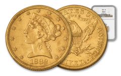 1866-1908 5 Dollar Liberty NGC/PCGS MS62