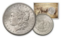 1880-S 1 Morgan Dollar Black Bart Silver Dollar BU         