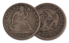 1840-1861-O 50 Cent Seated Liberty