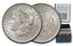 1879-1901 Morgan Silver Dollar BU 12 Piece Collection with 4x6 Holders