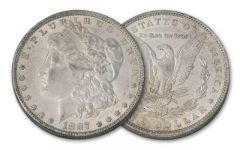 1887/1889-O Morgan Silver Dollar 2pc Set XF