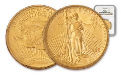 1908-1933 20 Dollar Saint Gaudens NGC/PCGS-MS62