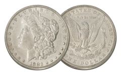 1882-P Morgan Silver Dollar AU