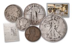 1927 Roaring Twenties 5-Coin Classic Collection