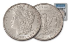 1881-P Morgan Silver Dollar PCGS/NGC MS63