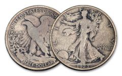 1923-S 50 Cents Silver Walking Liberty VG
