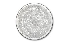 Golden State Mint 5-oz Silver Aztec Calendar Round BU