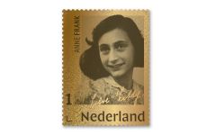 2020 Netherlands €1 Gold Anne Frank Commemorative Stamp