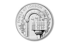 2020 Great Britain £5 CuNi Tower of London White Tower BU