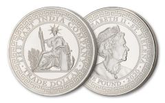 2020 Saint Helena £1 1-oz Silver French Trade Dollar BU