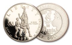 1995-S Atlanta Olympics Basketball Half Dollar Proof