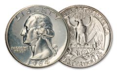 1964-P Washington Silver Quarter Proof