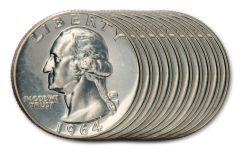 1964-P Washington Silver Quarter Proof 10-pc Set