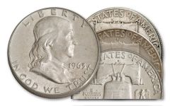 1948–1963 Franklin Silver Half Dollar 3-pc Mint Mark Set