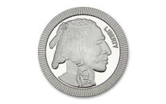 SilverTowne Mint 1 oz Silver Buffalo Replica Stackable Medallions GEM BU