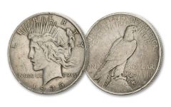 1935-S $1 PEACE SILVER VF