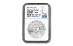 2021 St. Helena £1 1-oz Silver Napoléon 200th Anniversary Ultra High Relief Proof NGC PF70UC First Releases