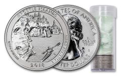 2018-S Silver Apostle Islands Quarter Reverse Proof 10-Coin Roll