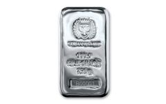 Germania Mint 250-gm Silver Cast Bar Gem BU