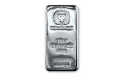 Germania Mint 500-gm Silver Cast Bar Gem BU