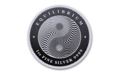 2021 Tokelau $5 1-oz Silver Equilibrium Proof
