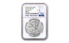 2022-W $1 1-oz Burnished Silver Eagle NGC MS70 First Releases