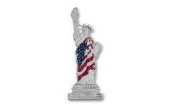 2022 Solomon Islands 2oz Silver $5 America the Free Statue of Liberty Proof-like W/OGP