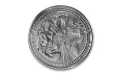 2022 Ascension Islands Modern Masters Jody Clark St. George & Dragon 1oz Silver £2 Coin GEM BU