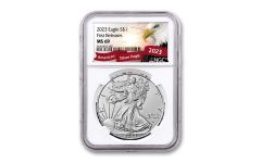 2023 $1 1oz Silver Eagle NGC MS69 First Releases Exclusive Eagle Label