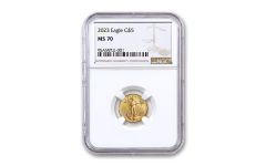 2023 $5 1/10oz Gold Eagle NGC MS70 Brown Label